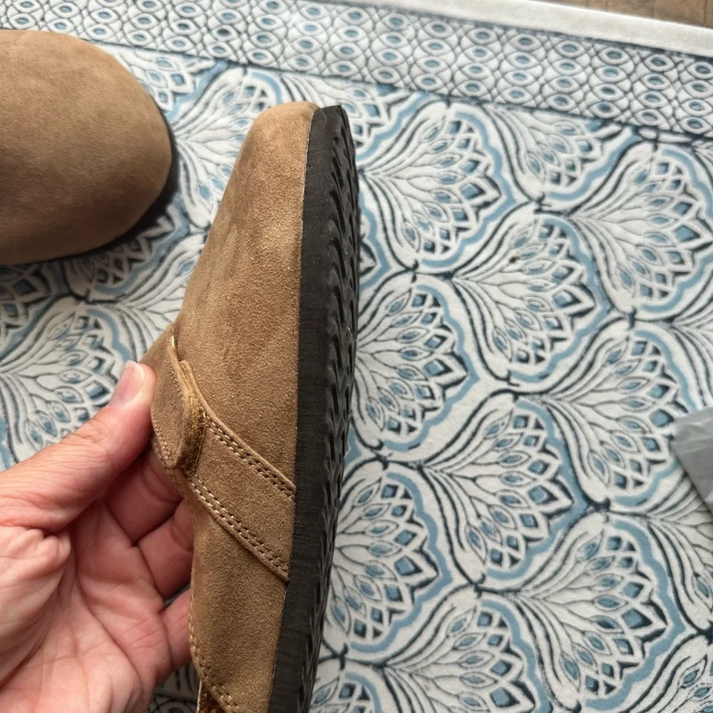 Sun + Stone Kids Moccasins in Tan